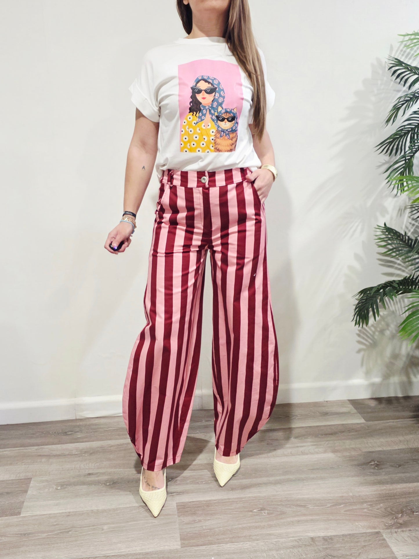 Camiseta Girl & Cat Style