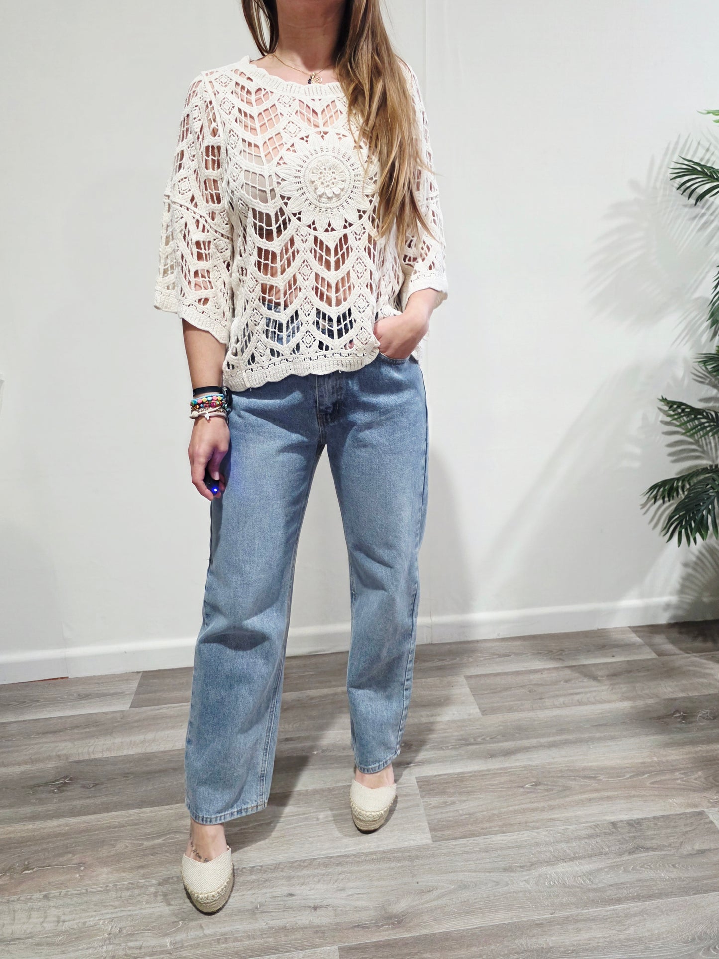 Jersey Crochet Calado