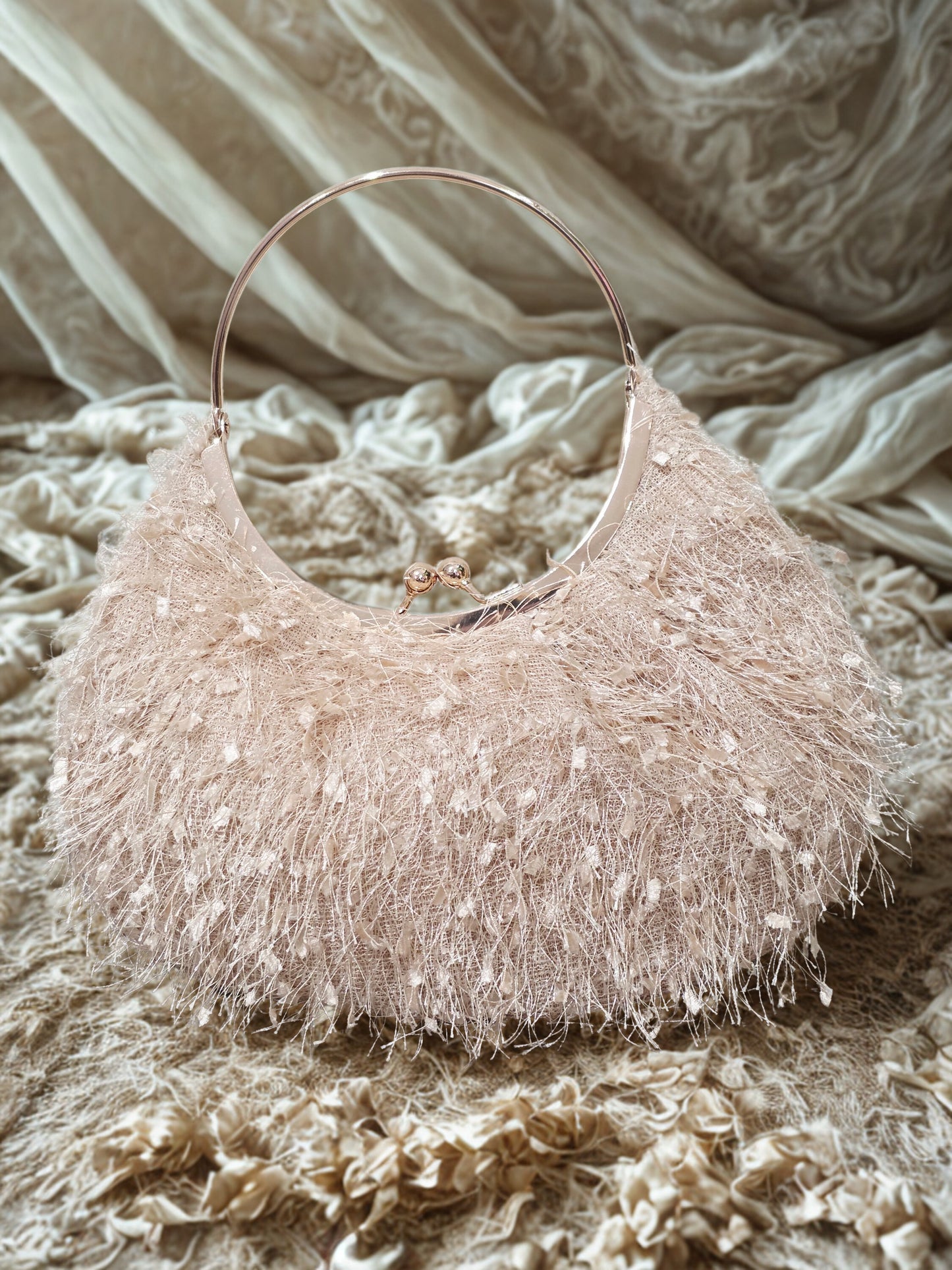 Bolso Pluma Glam