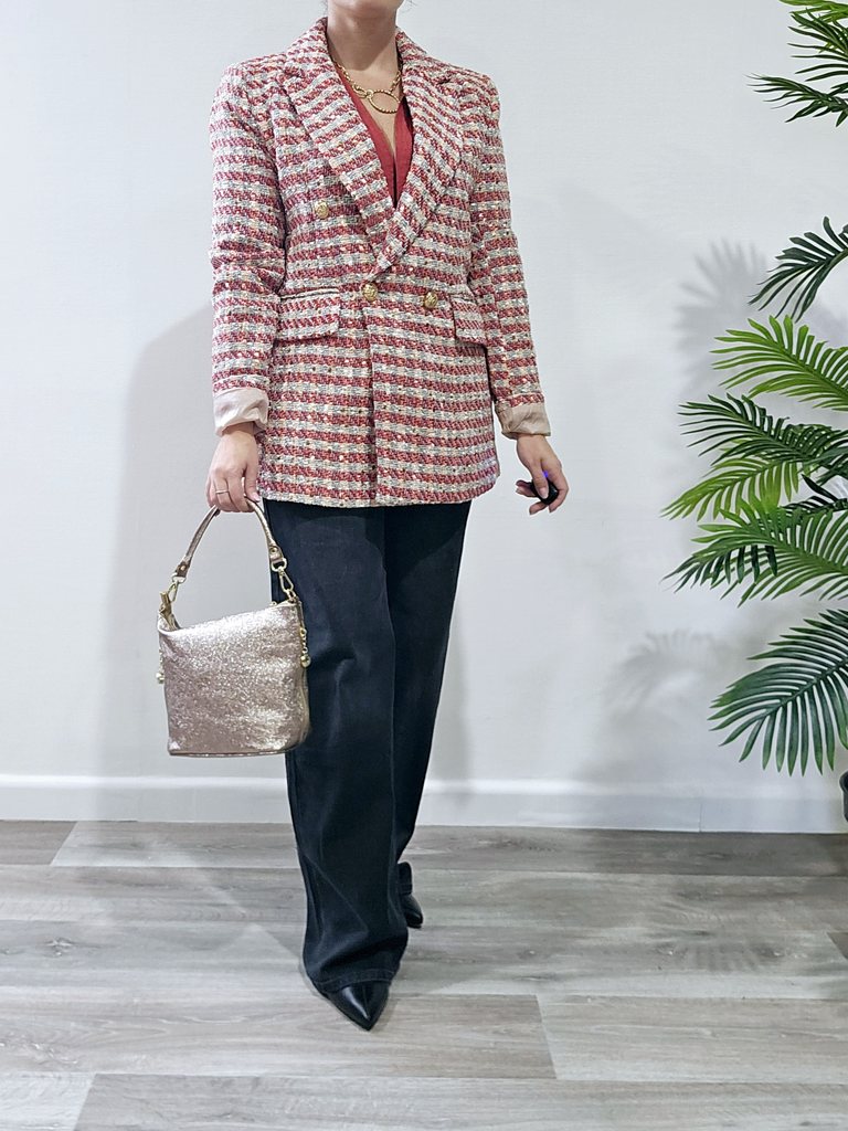 Blazer Tweed Red