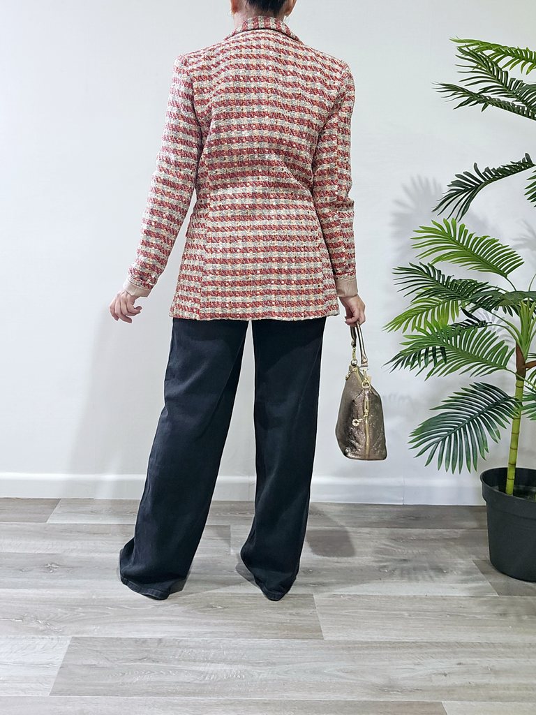 Blazer Tweed Red