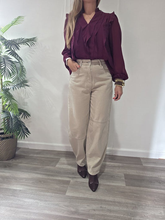 Vaquero Ballon Beige