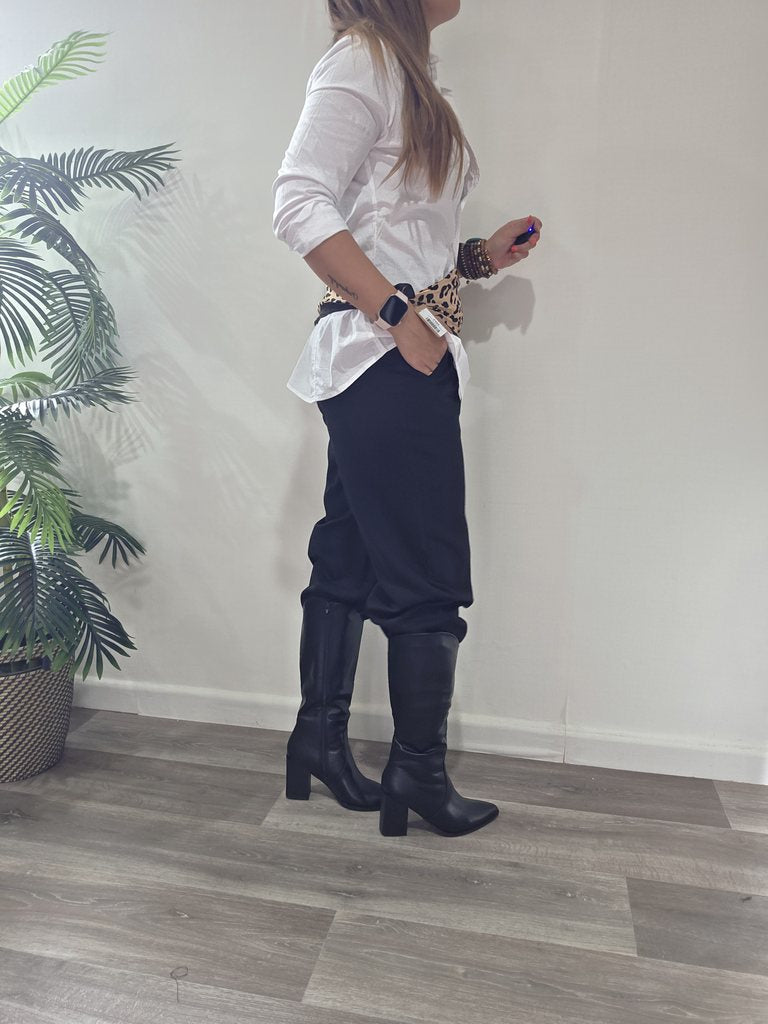 Pantalón Negro Cinturón