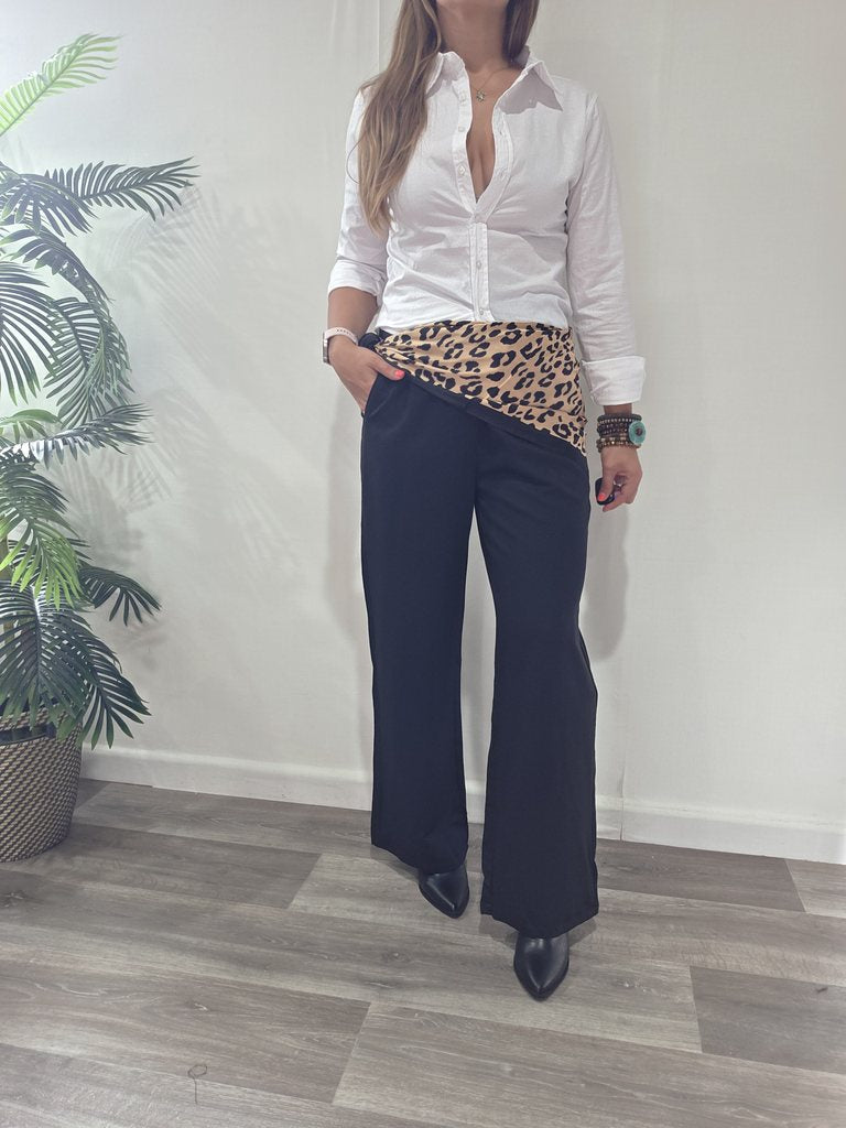 Pantalón Negro Cinturón