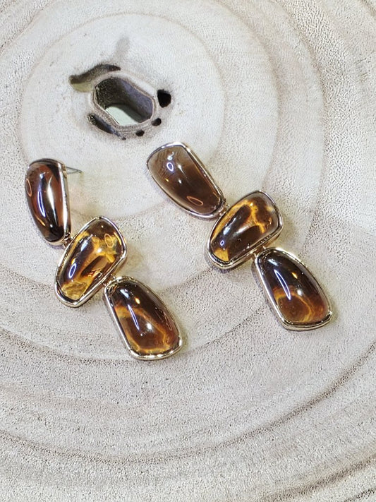 Pendiente Colgante Cristal