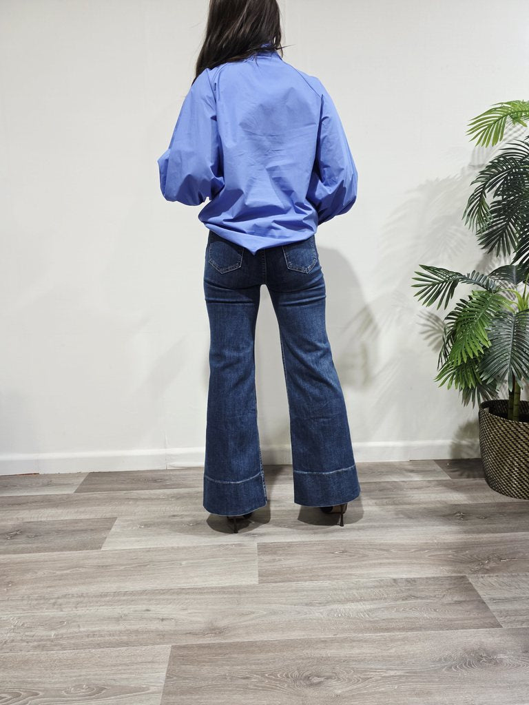 Jeans Wide Azul