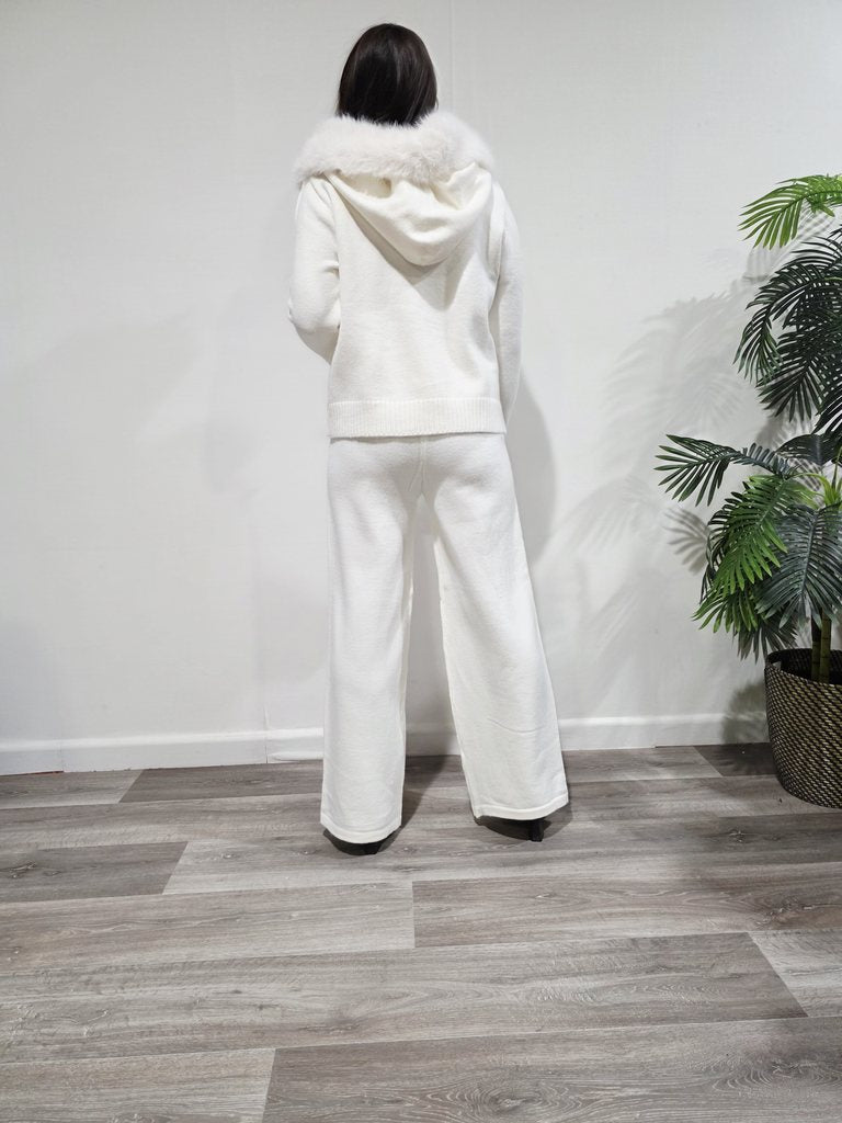 Conjunto Gorro Beige