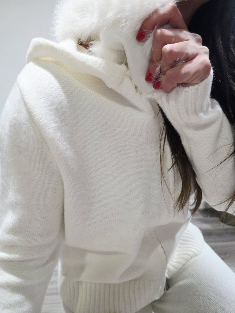 Conjunto Gorro Beige