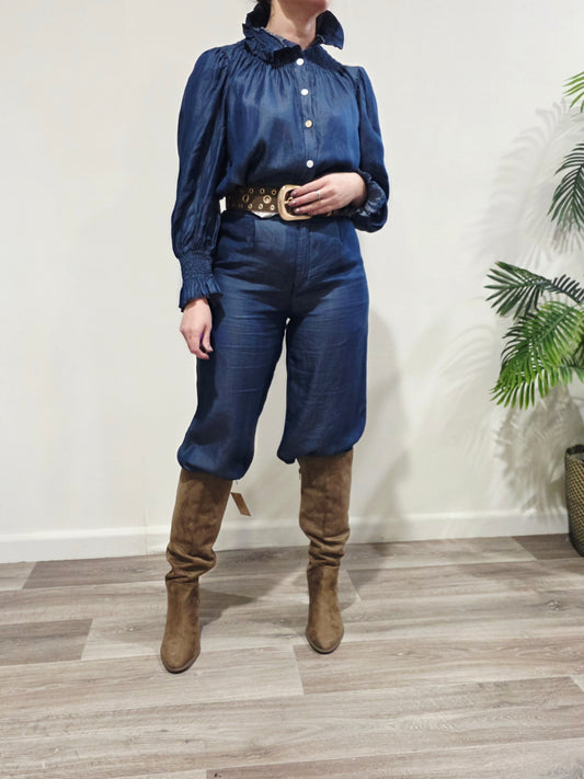 Pantalón Denim Relax