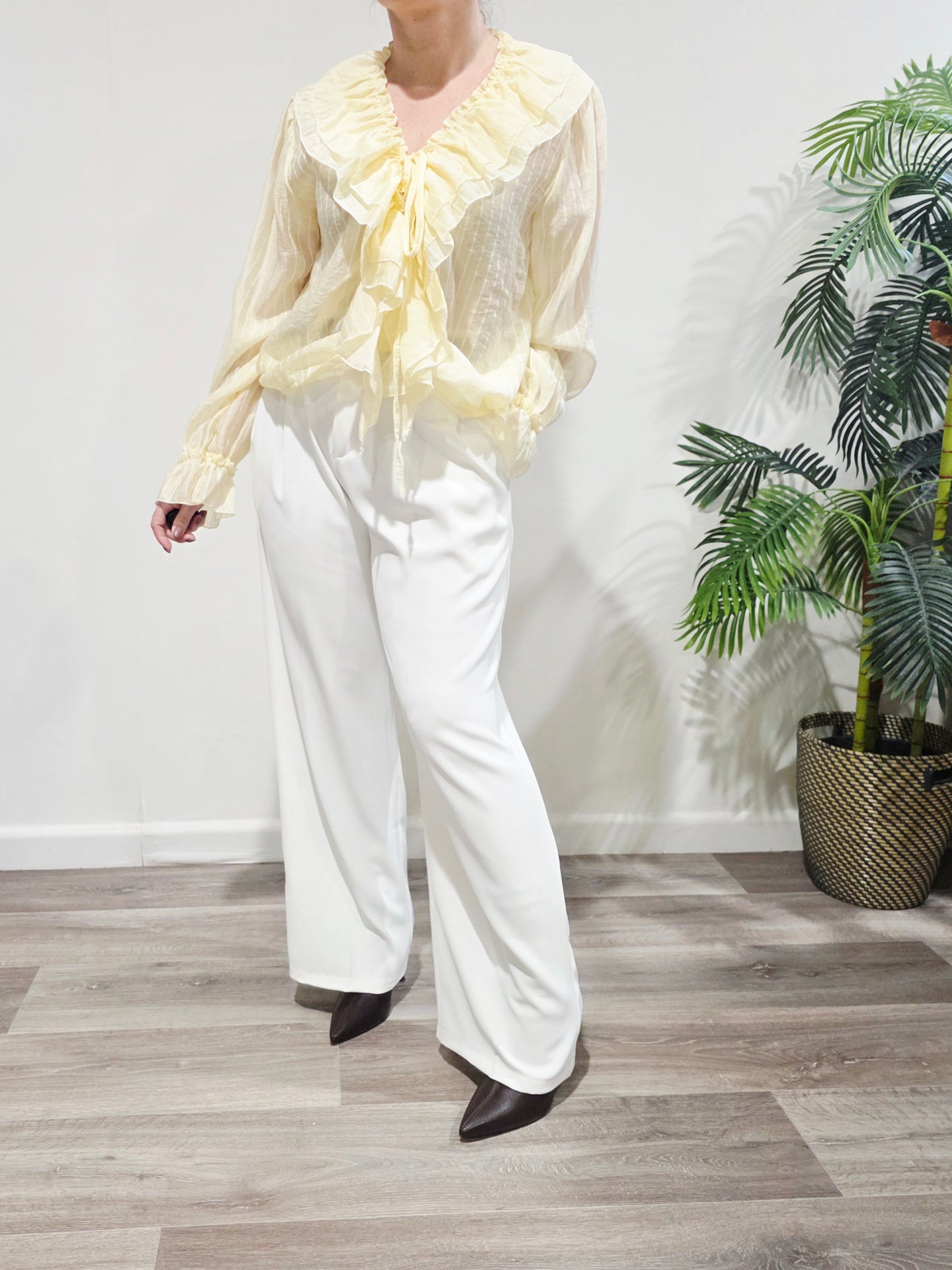 Blusa Romantic Amarilla