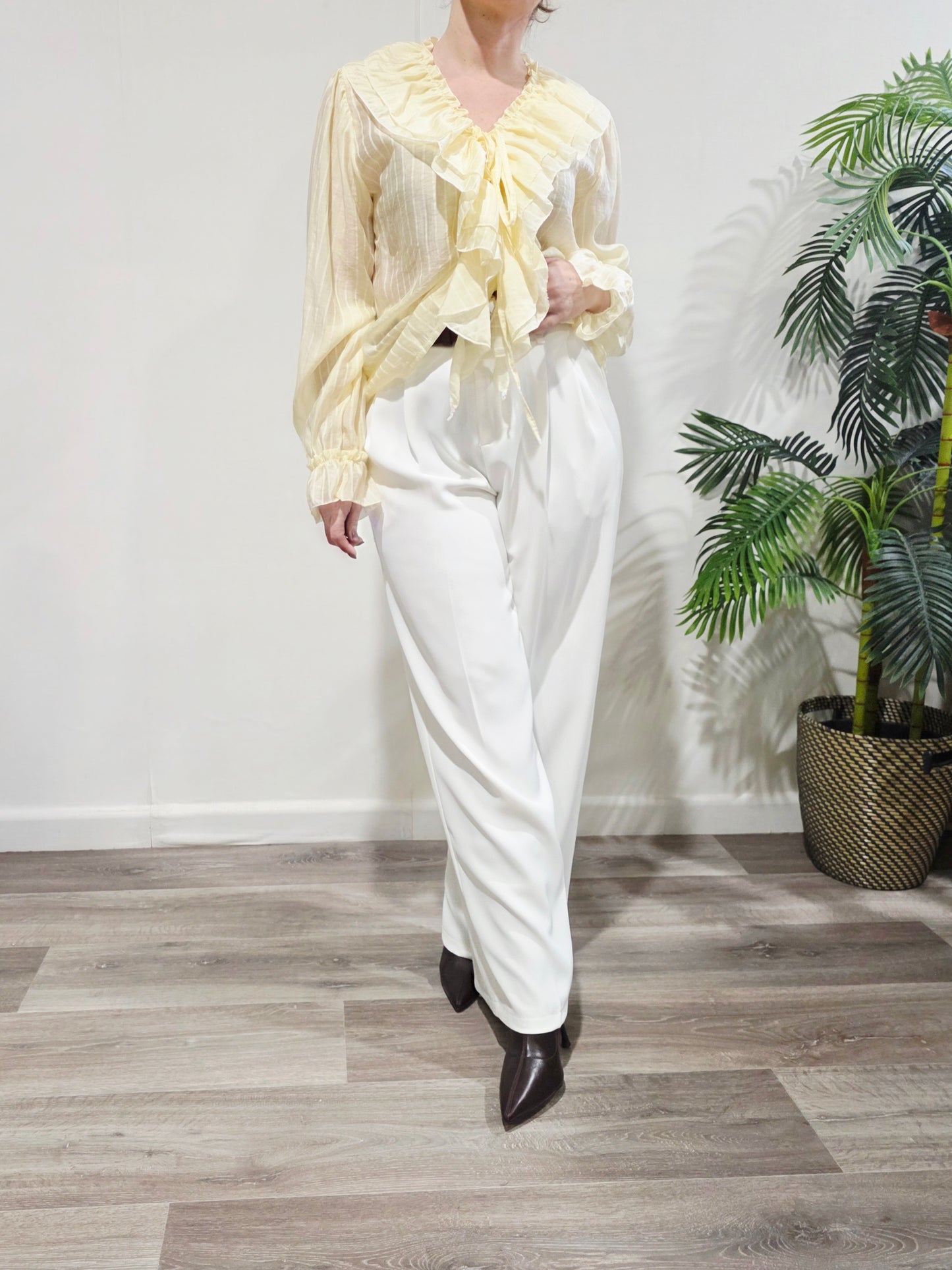 Blusa Romantic Amarilla