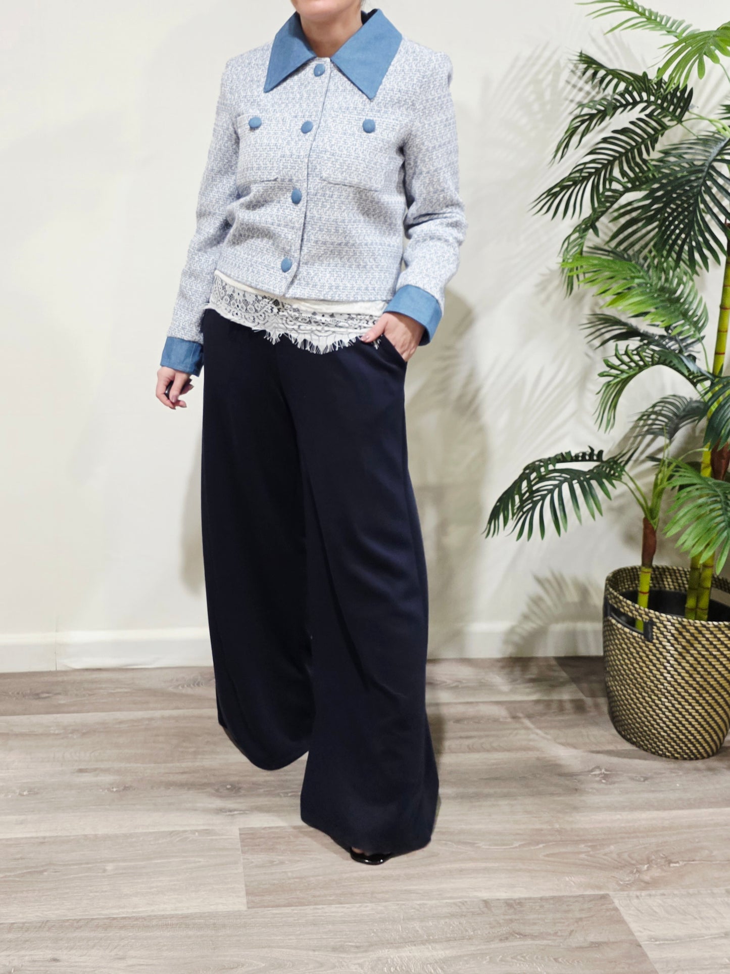 Chaqueta Blue Tweed