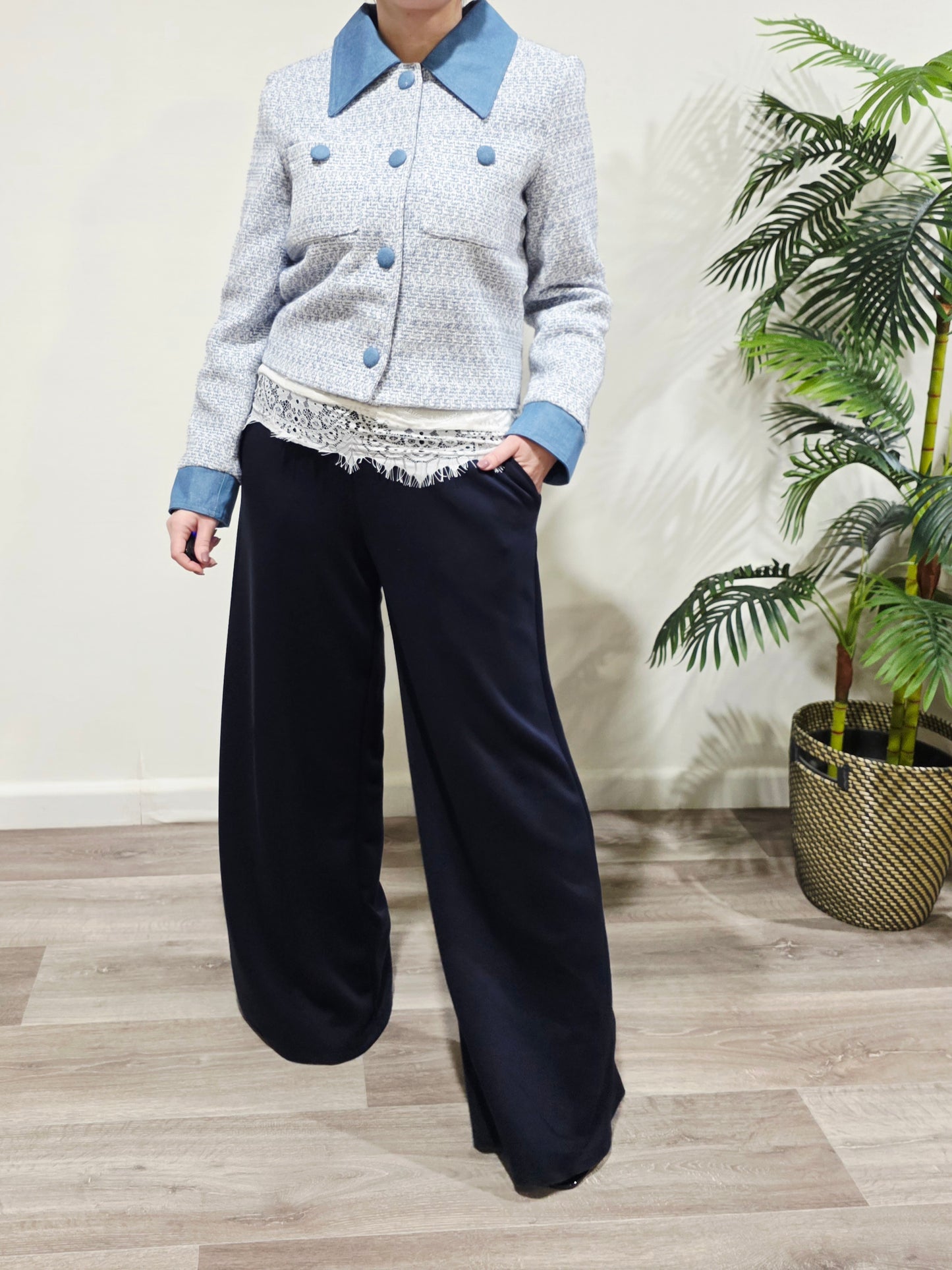 Chaqueta Blue Tweed