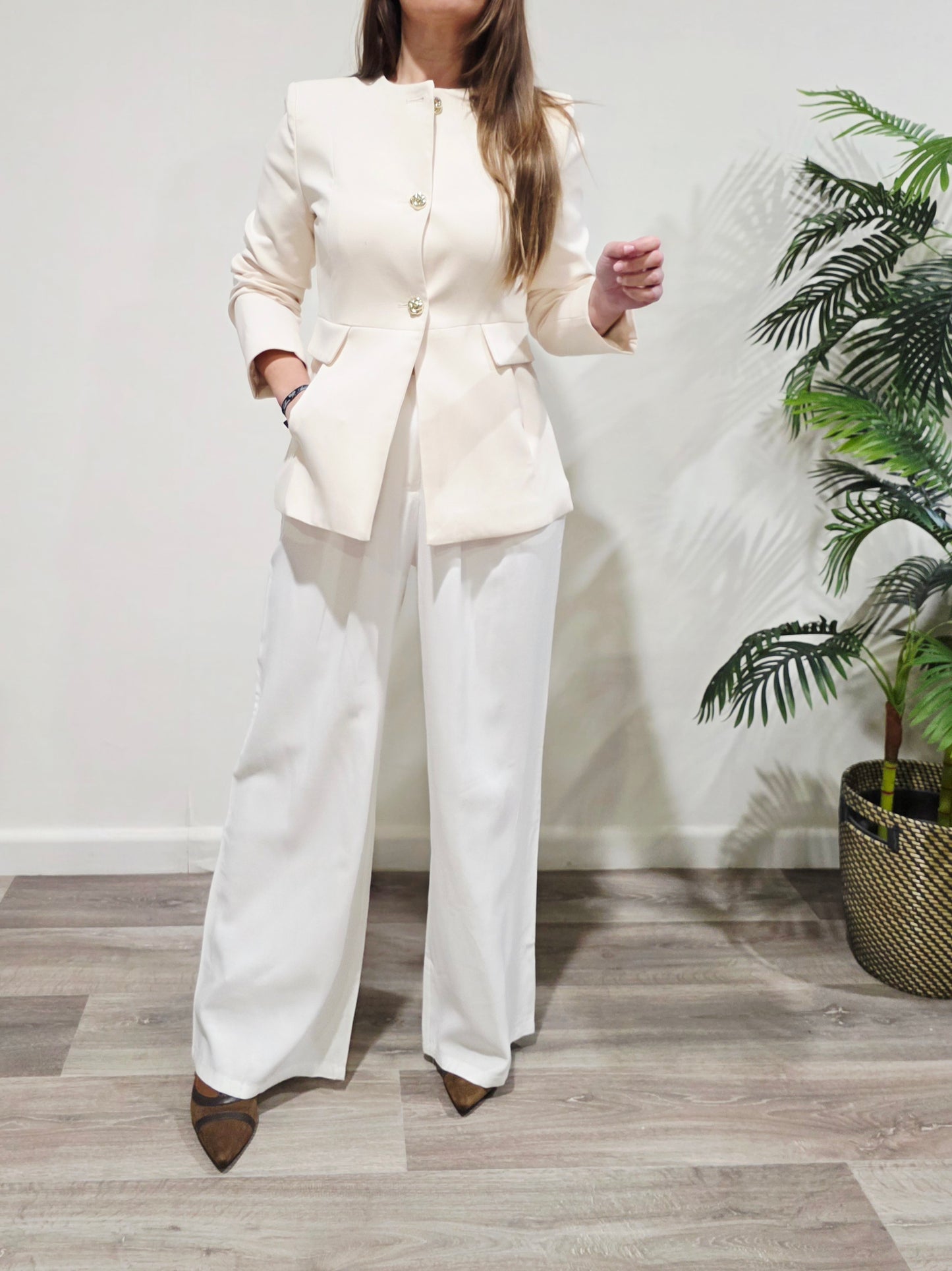 Chaqueta Marfil