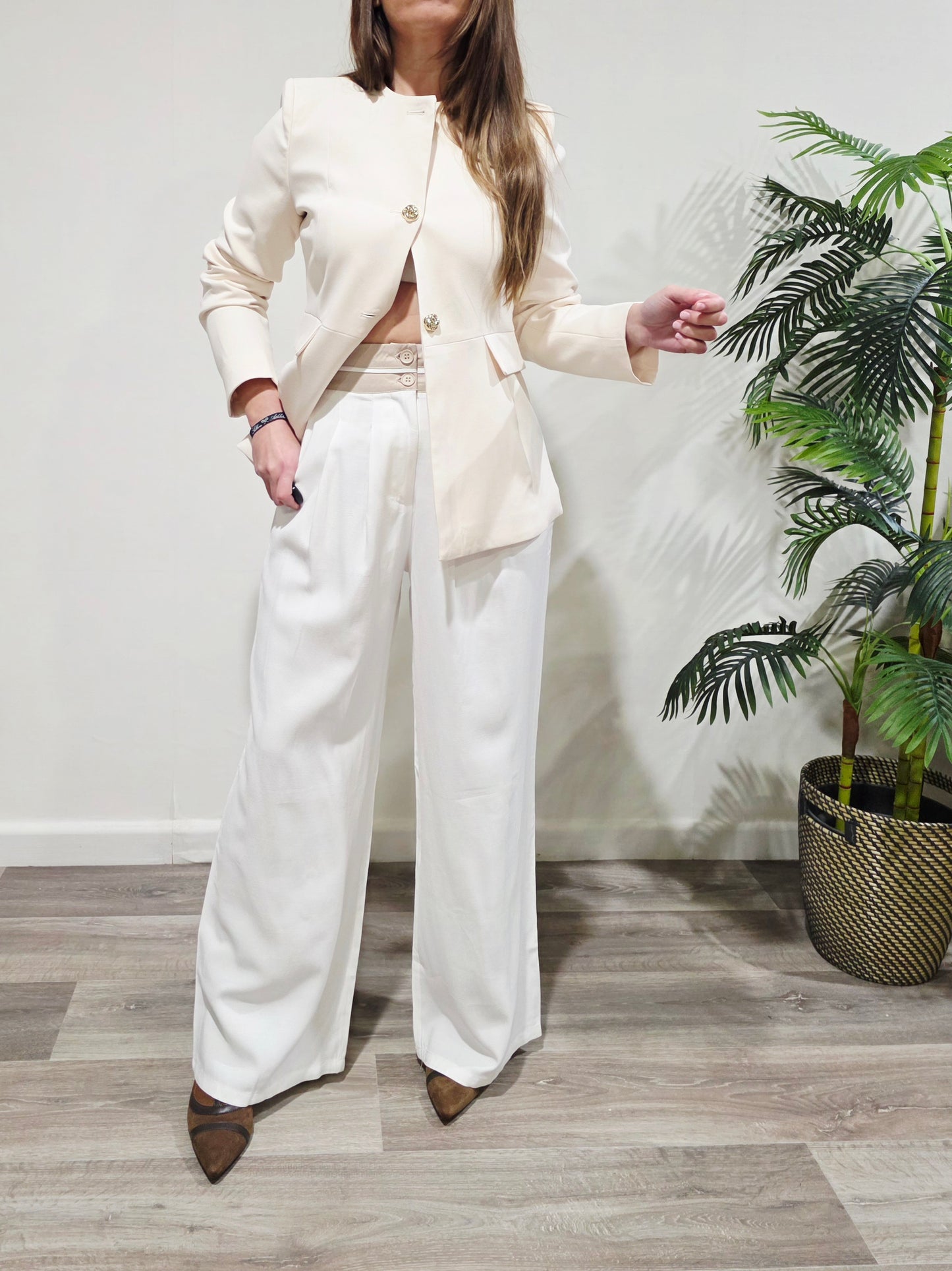 Chaqueta Marfil