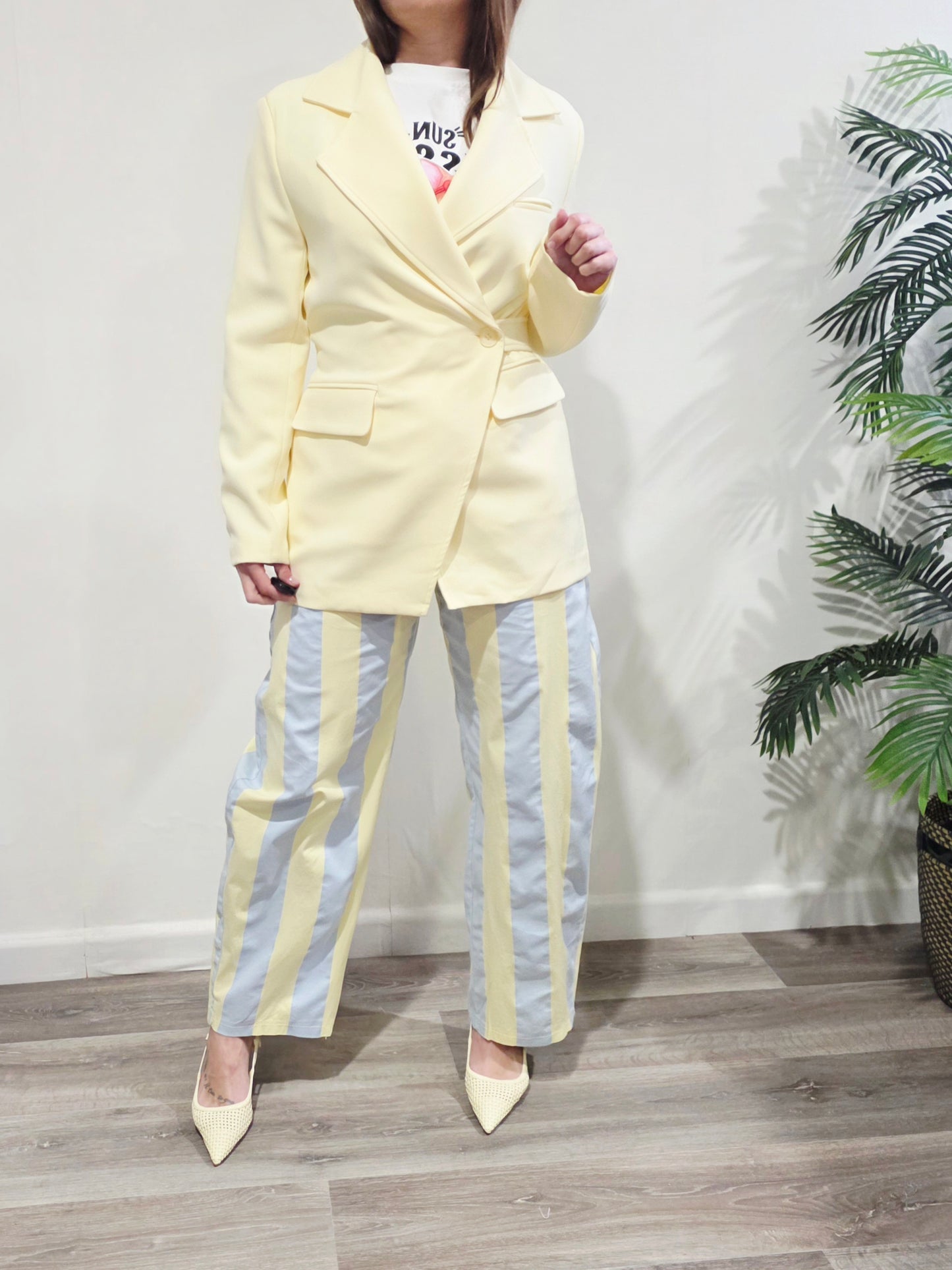 Blazer Amarillo Pastel