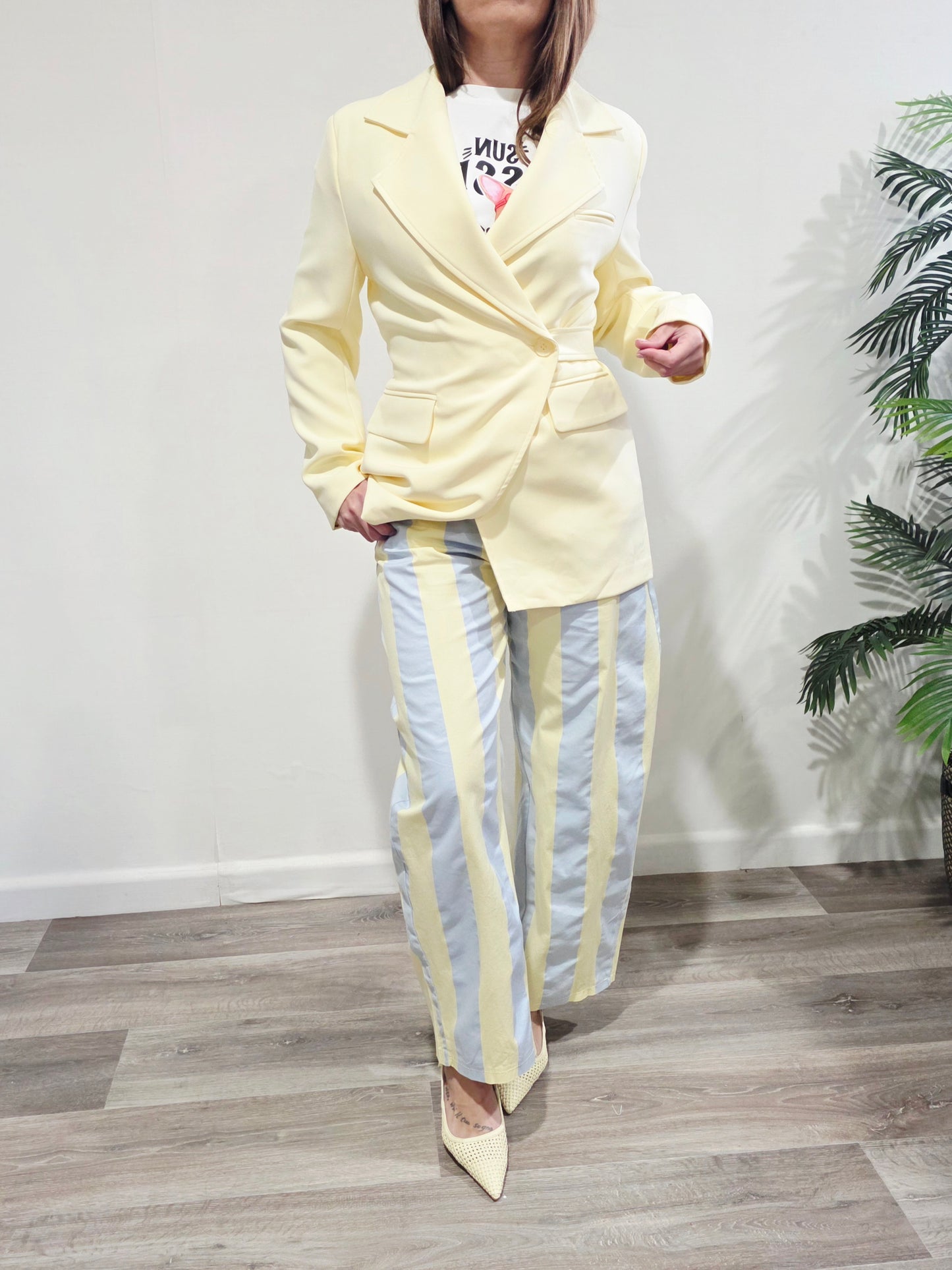 Blazer Amarillo Pastel