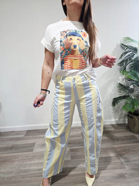 Camiseta Perro Chic