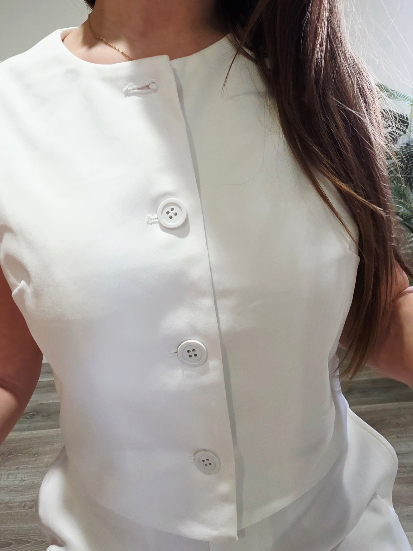 Chaleco Chic Blanco