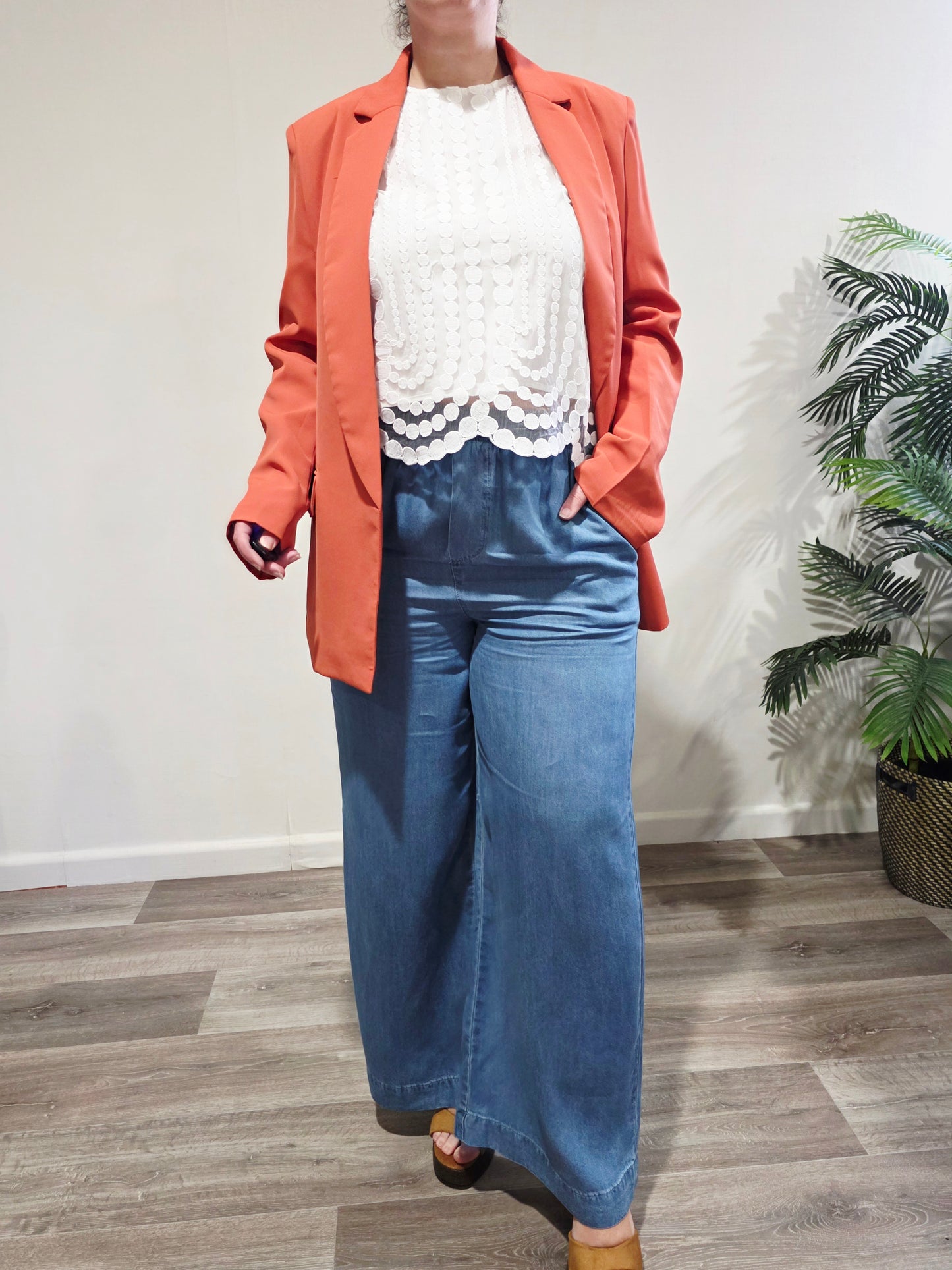 Pantalón Denim Soft Azul