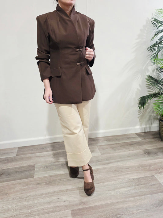 Pantalón Sastrería Chic Beige