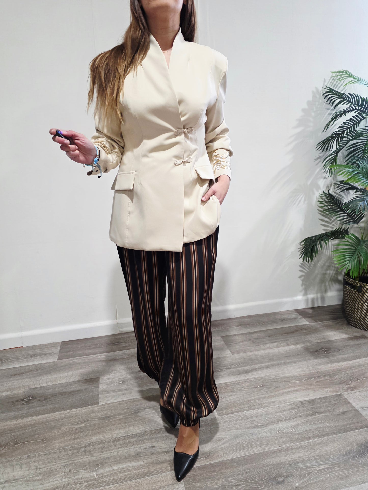 Blazer Elegance Nude