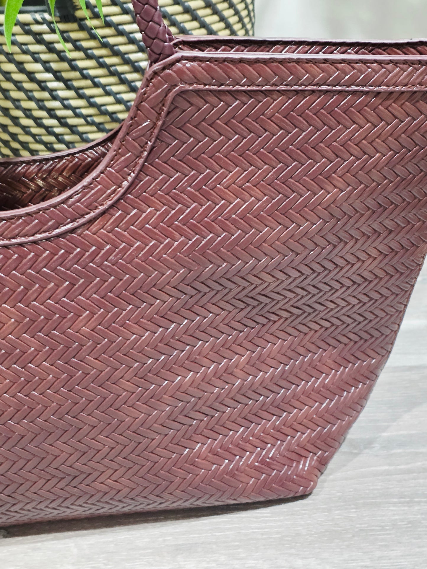 Bolso Piel Trenzado