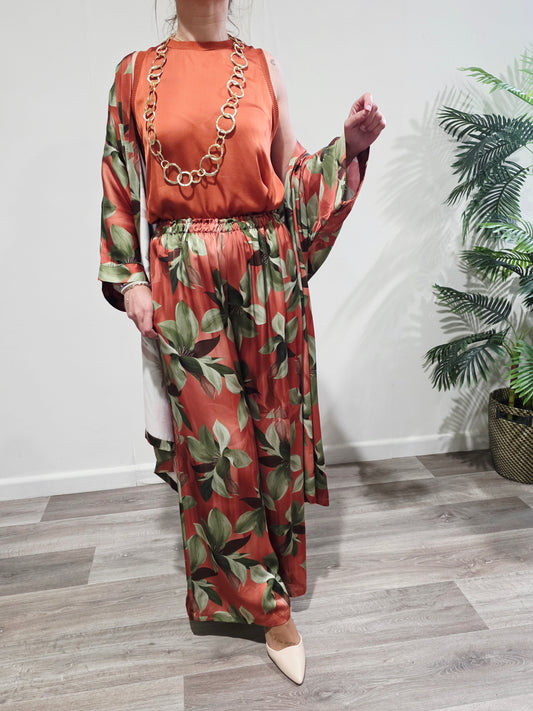 Conjunto Kimono Estampado