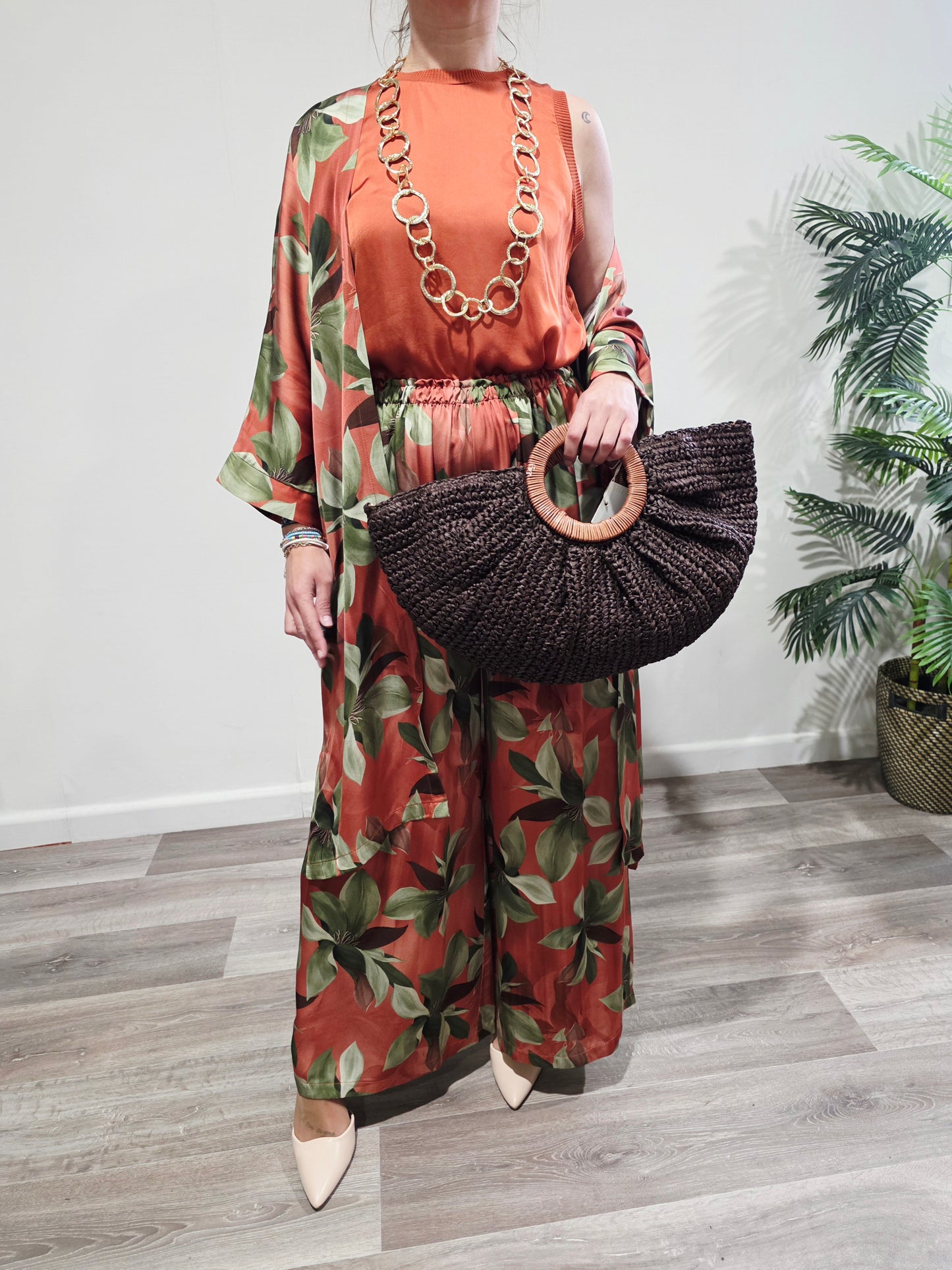 Conjunto Kimono Estampado