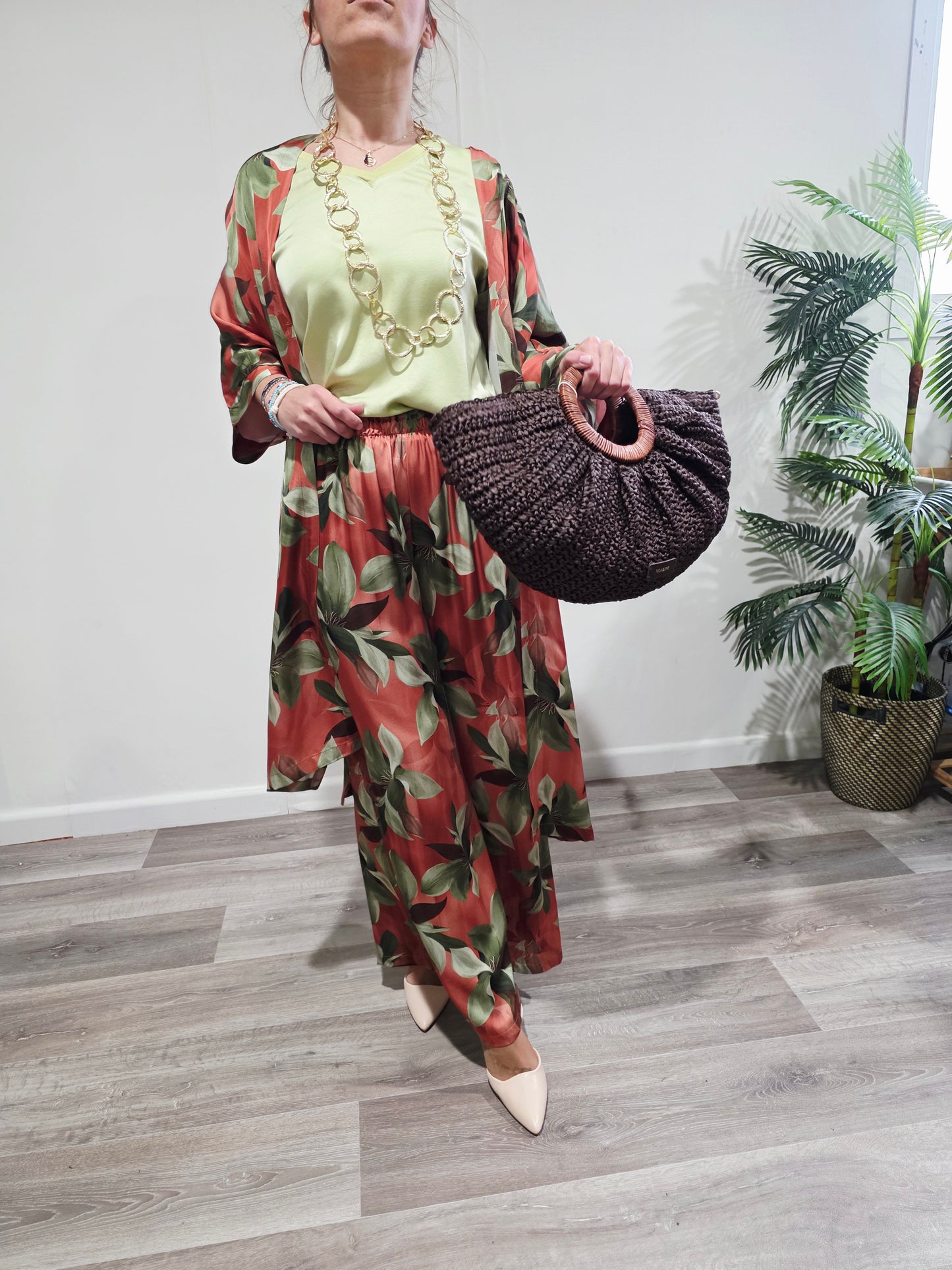 Conjunto Kimono Estampado
