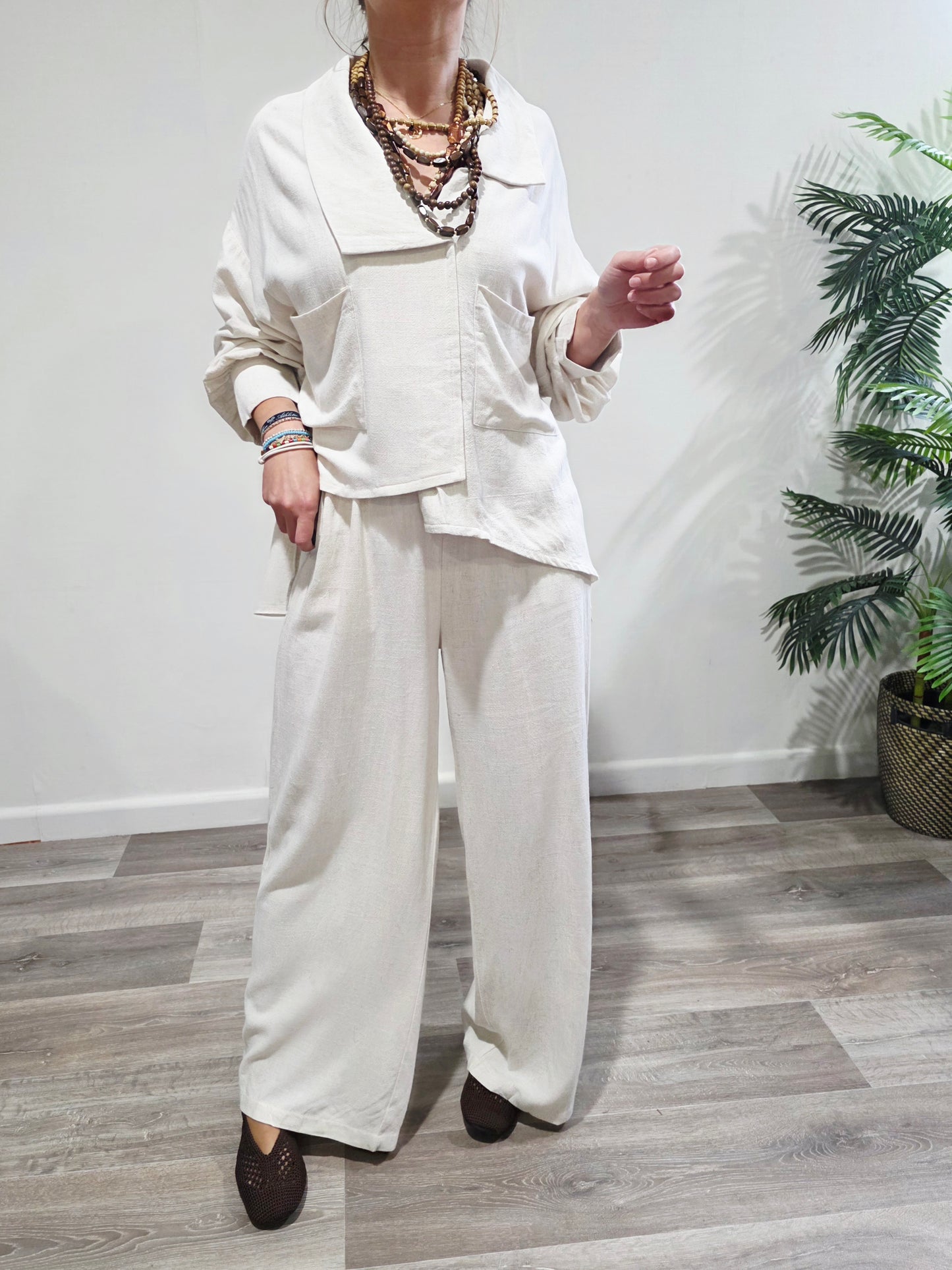 Conjunto Lino Natural
