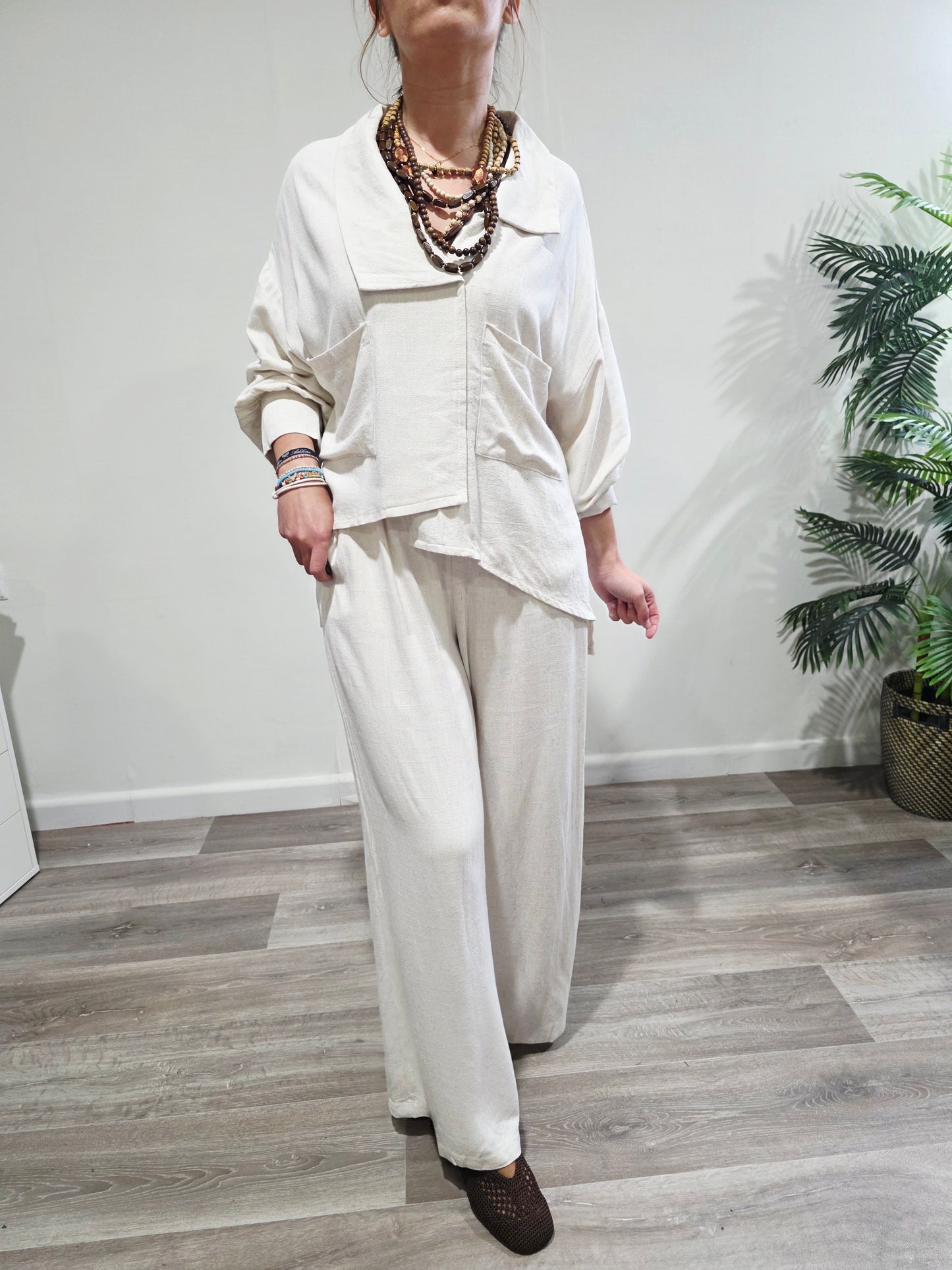 Conjunto Lino Natural