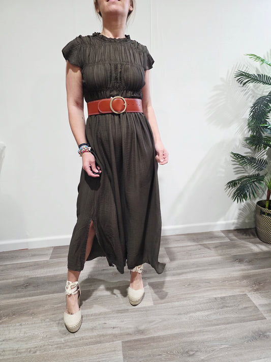 Vestido Nido de Abeja