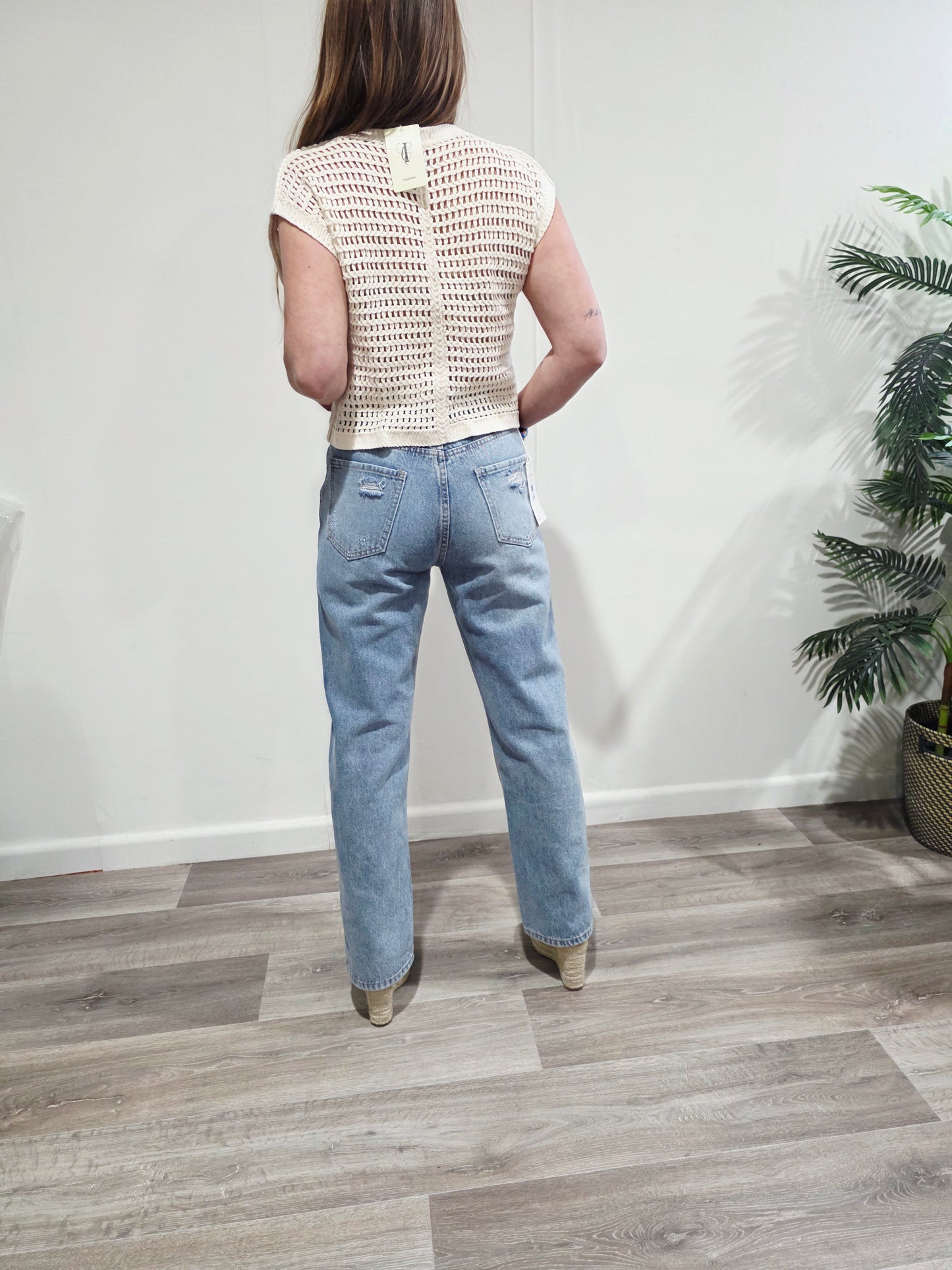 Chaleco Joya Crochet