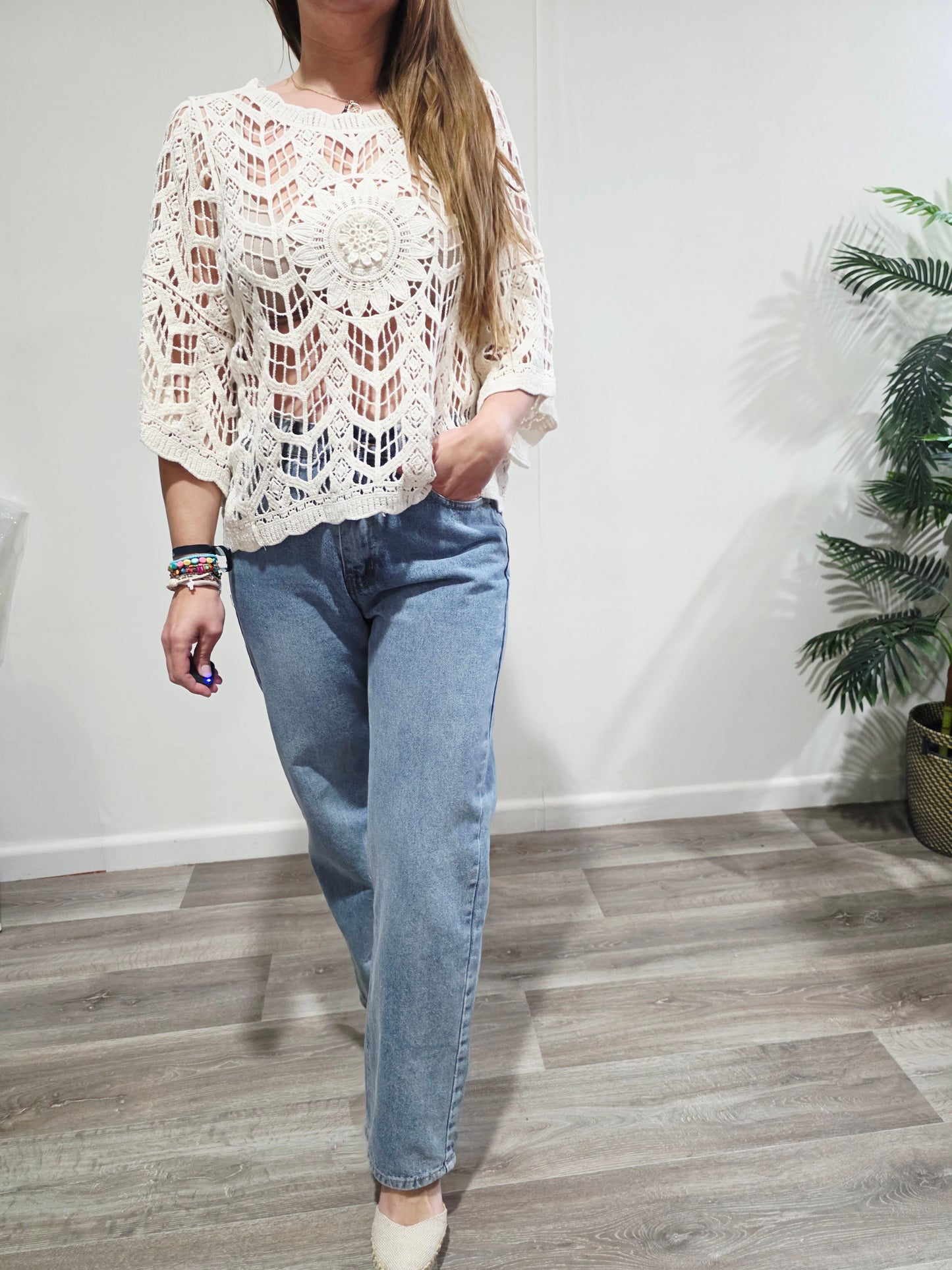 Jersey Crochet Calado