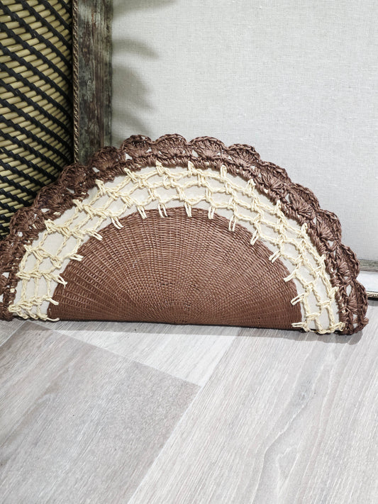 Bolso Abanico Bicolor