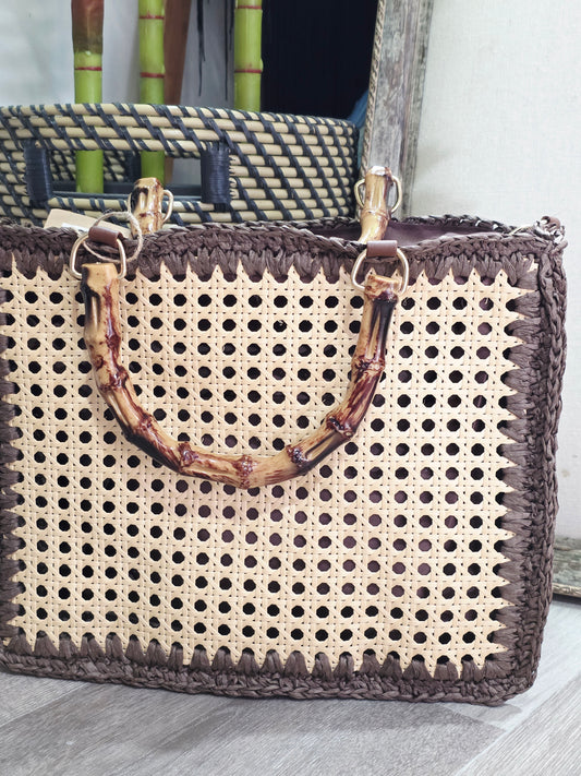 Bolso Bambú Rejilla