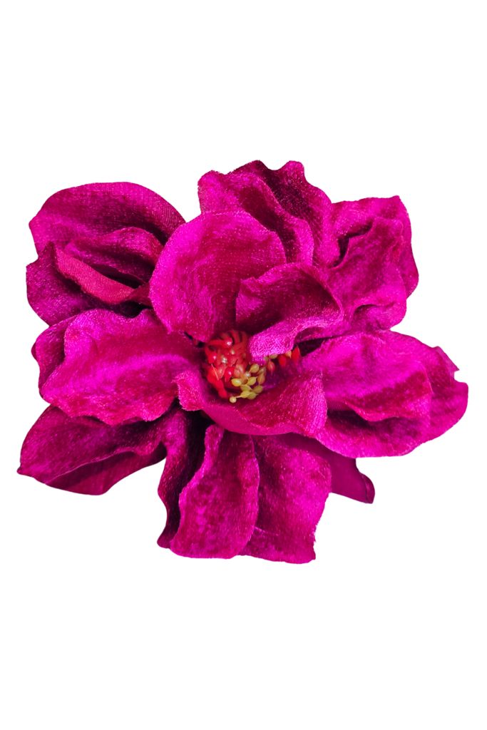 Flor Aurora Terciopelo
