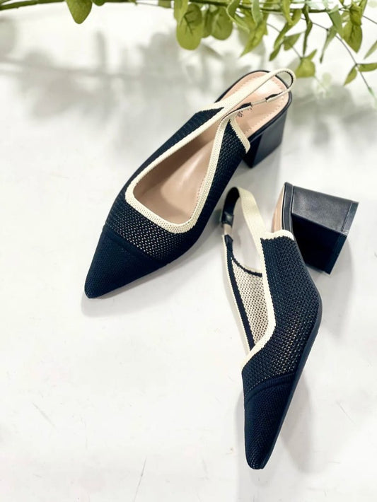 Zapato Tejido Negro