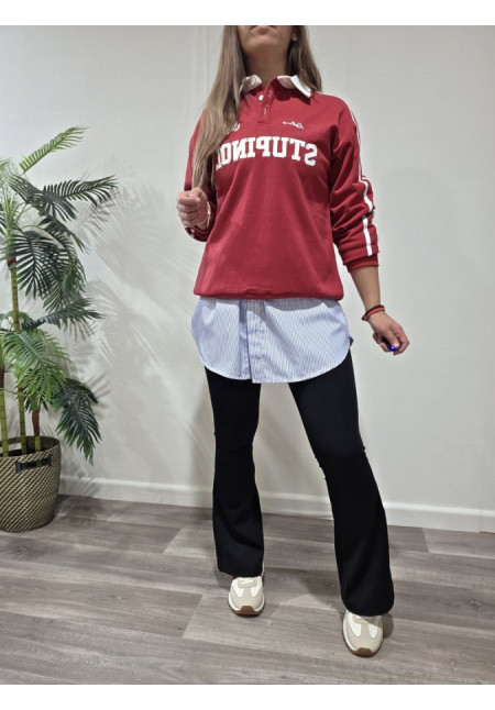 Sudadera Stupinol Rojo