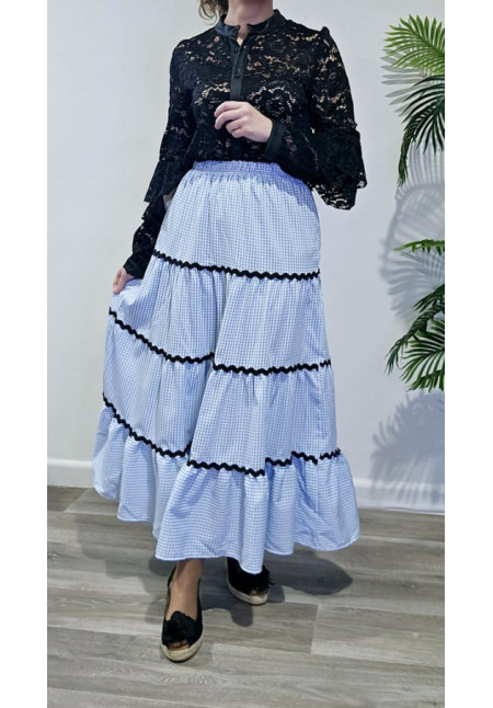 Falda Romera Vichy