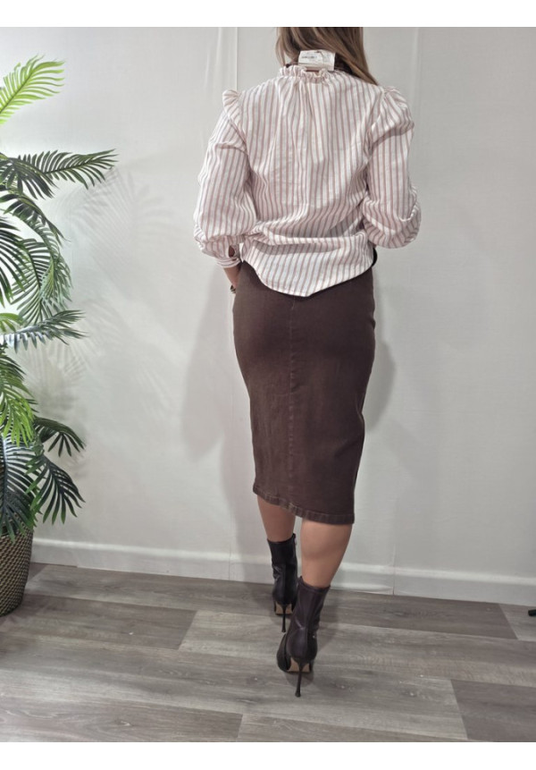 Falda Marrón