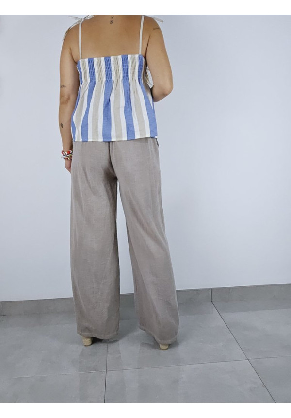 Pantalón Lino Cinturón