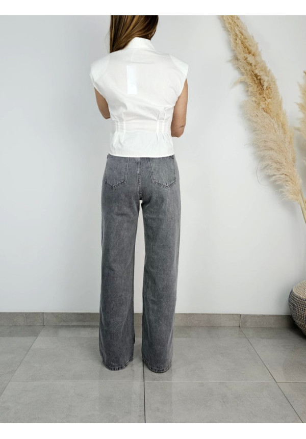 Blusa Lentejuelas Celeste