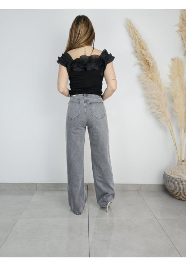 Camiseta Adorno negro