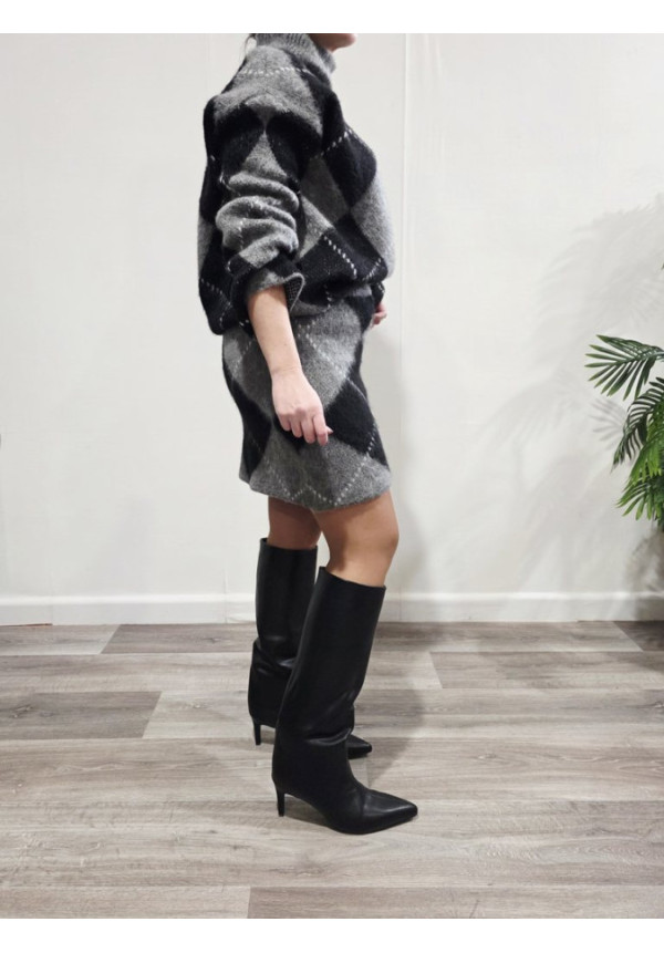 Conjunto Lana Rombos