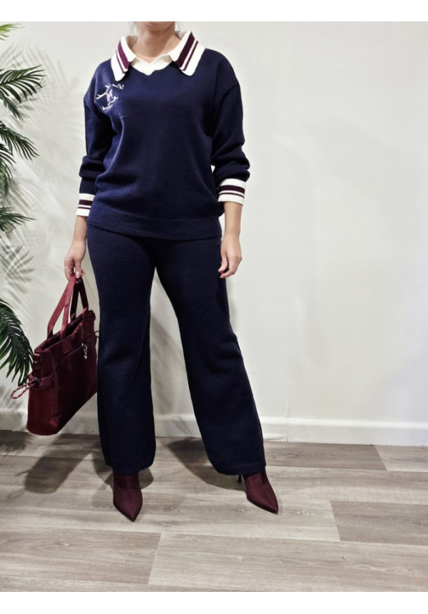 Conjunto Lana Azul