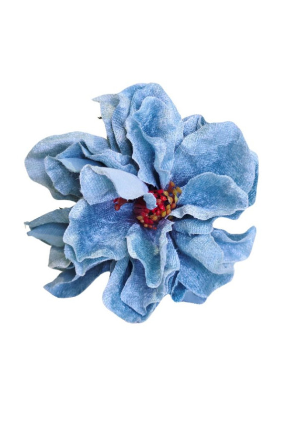 Flor Aurora Terciopelo