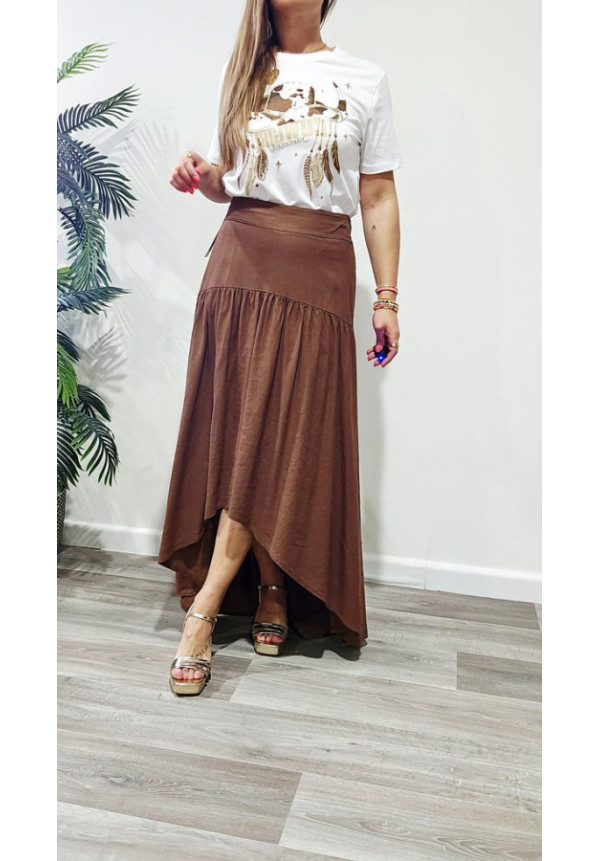 Falda Maroon