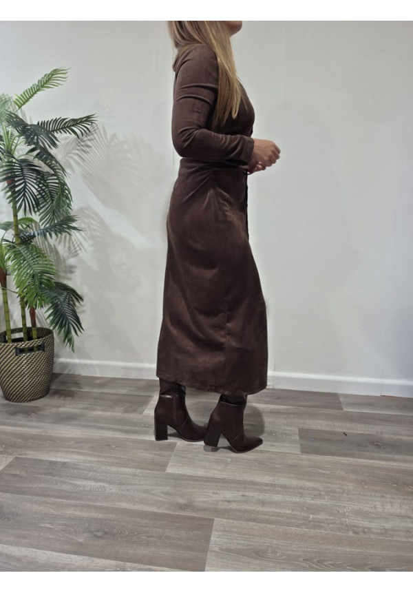 Vestido Ante Camisero